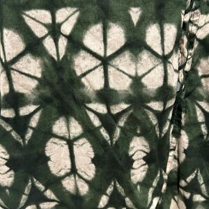 Green, long sleeve dress, light material